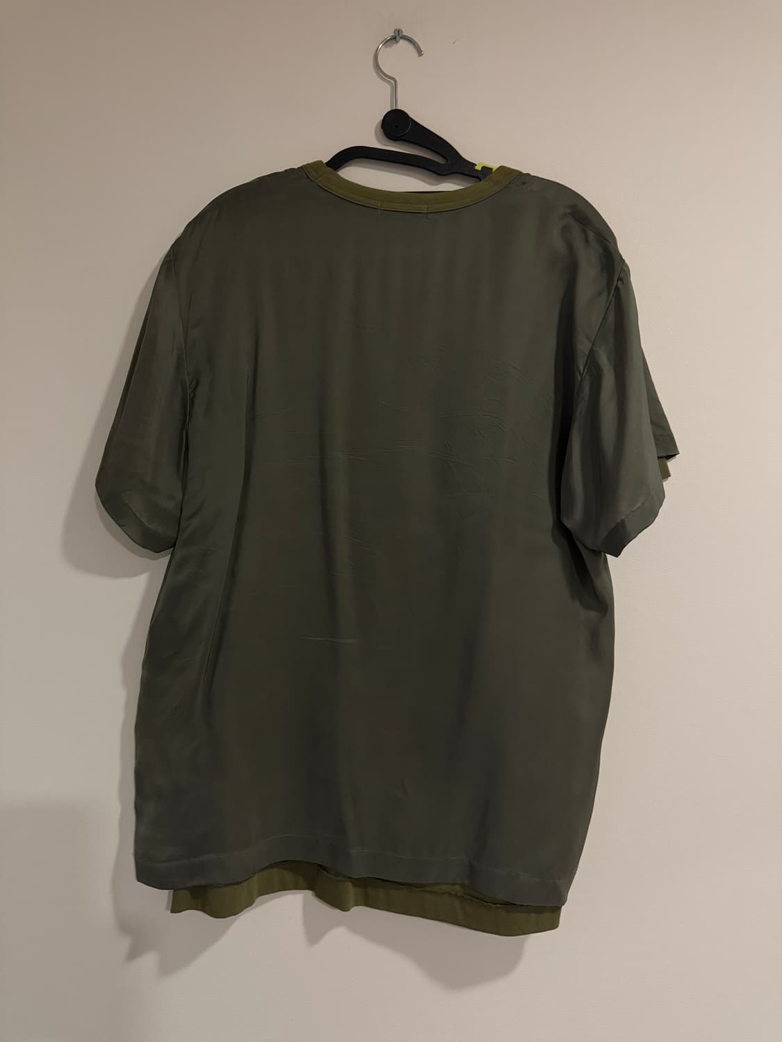 꼼데가르송 옴므플러스 그린 투 레이어 티셔츠 상품이미지4