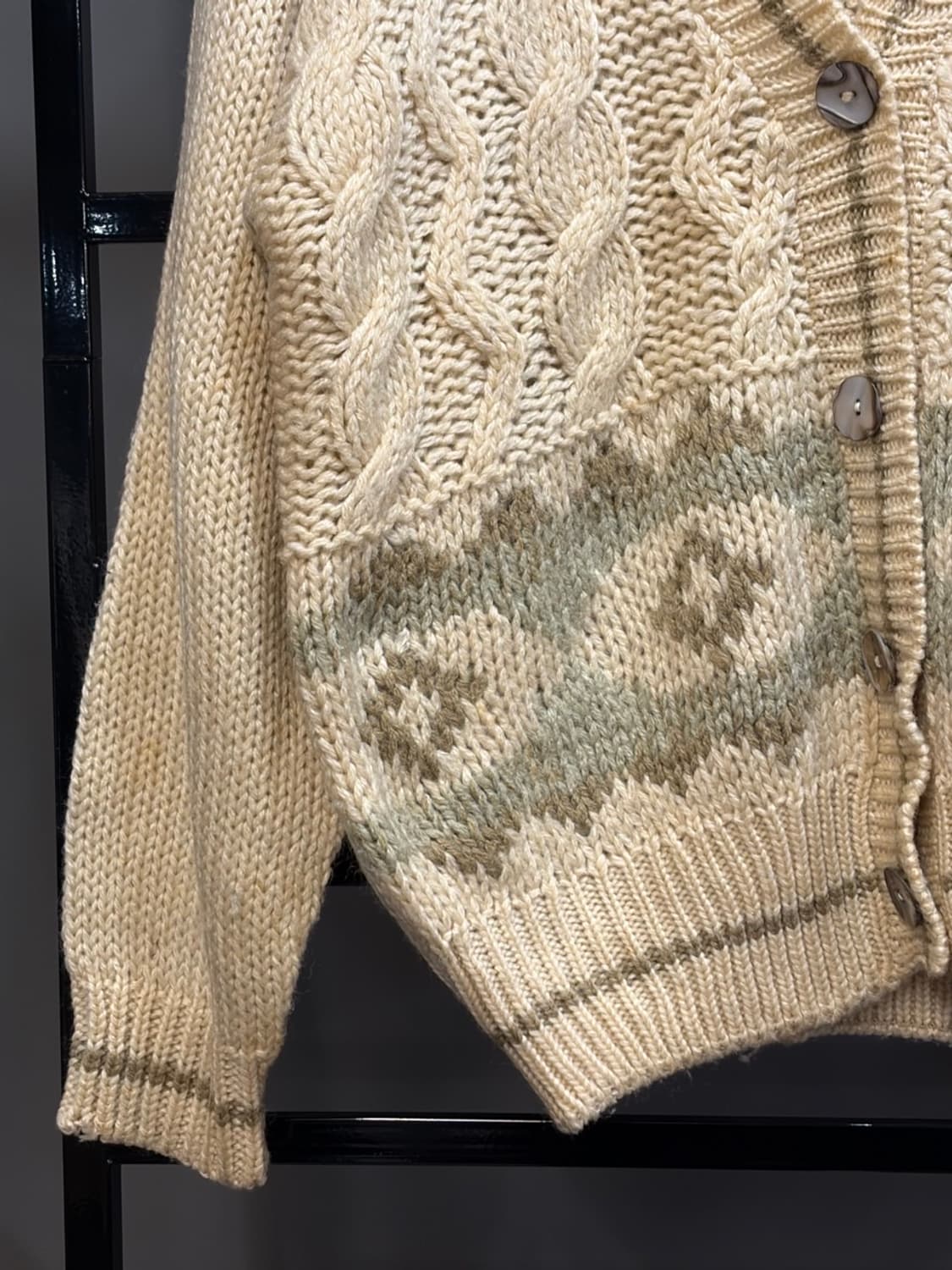 (90) 페미나떼 빈티지 공용 스웨터 니트 가디건 5.9 상품이미지5