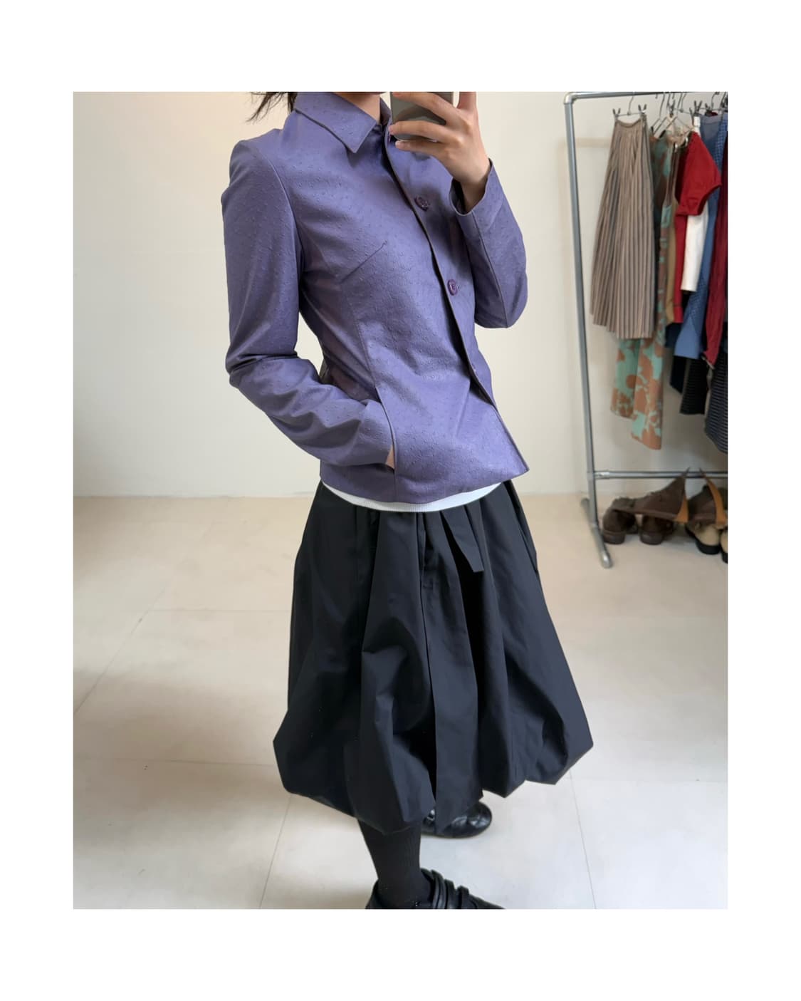 빈티지 페이크레더자켓 상품이미지3