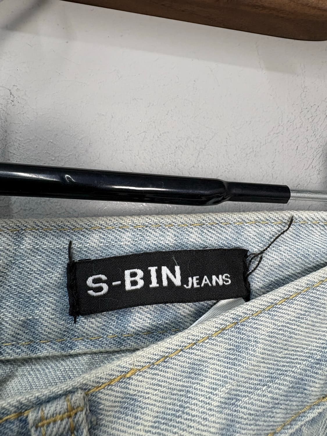 에스빈 연청 워싱 와이드 데님 팬츠 A3446 상품이미지6