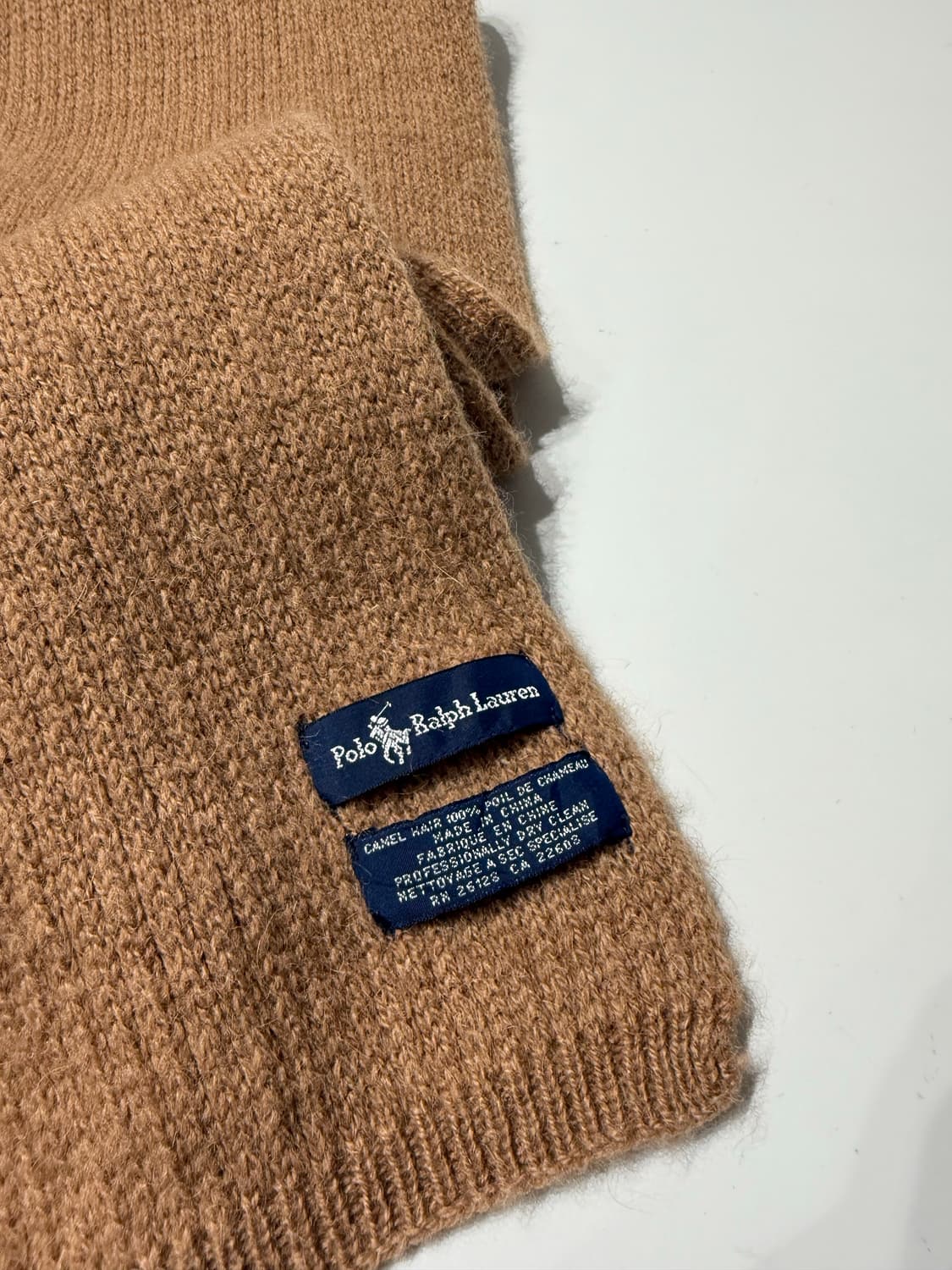 폴로 카멜헤어 머플러 상품이미지2