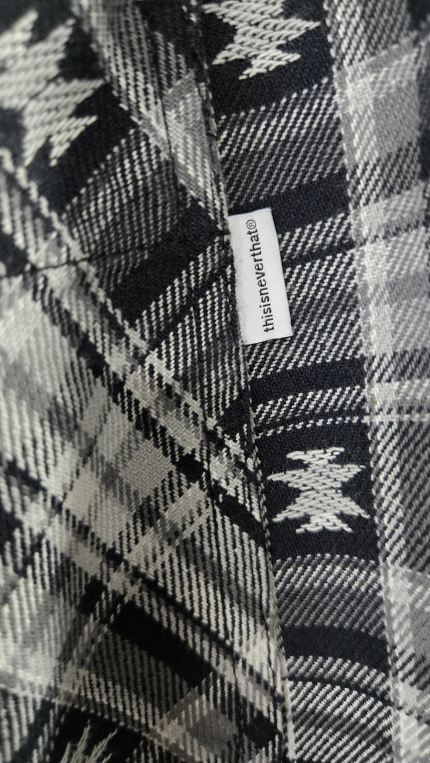 새상품)디스이즈네버댓 아프리칸 체크팬츠 상품이미지4