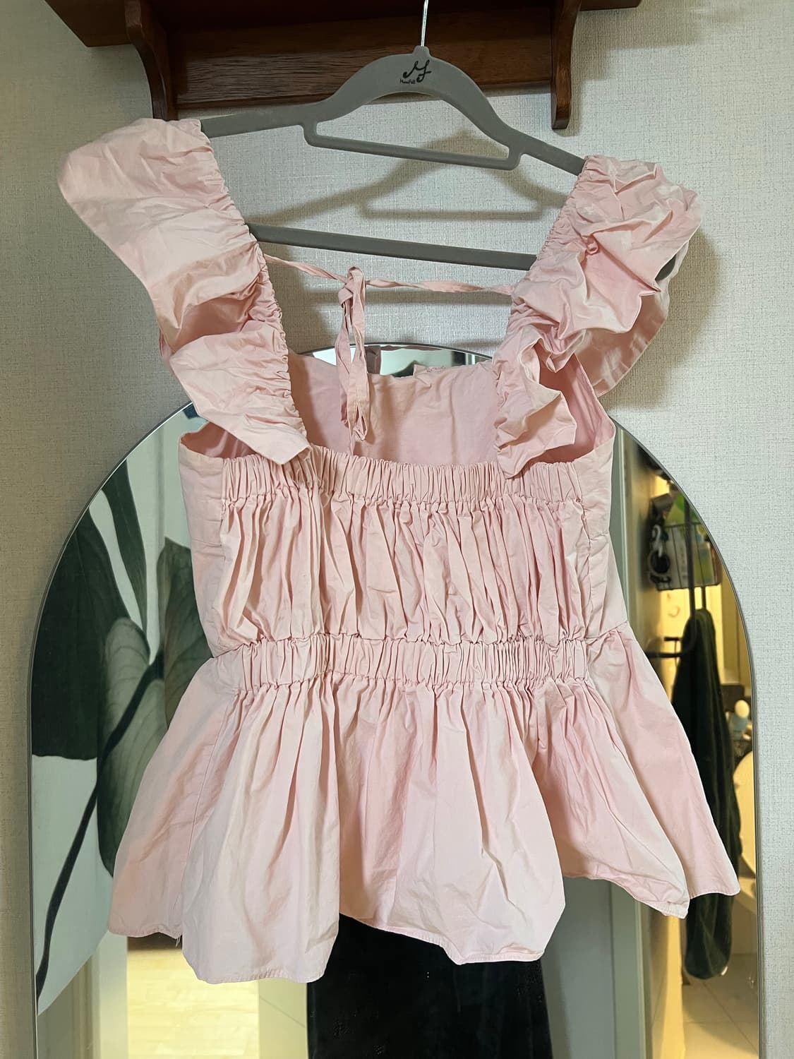 착샷O 5~6만원대 프릴 나시 블라우스 bl 상품이미지4