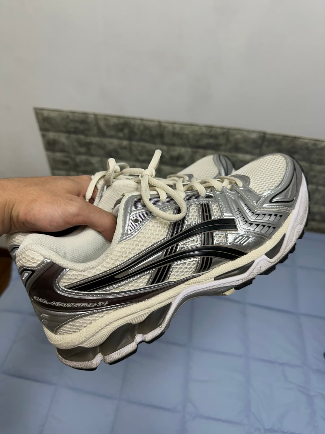 아식스 젤카야노14 크림블랙 270 상자포함 상품이미지3