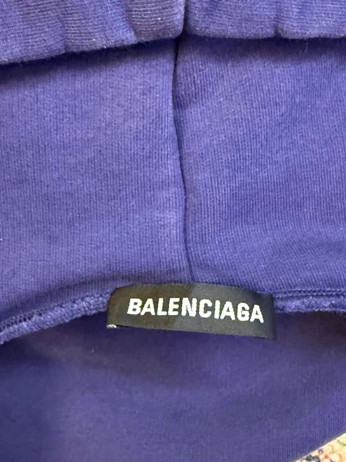 발렌시아가  웨이브 로고 후드티 xl 상품이미지2