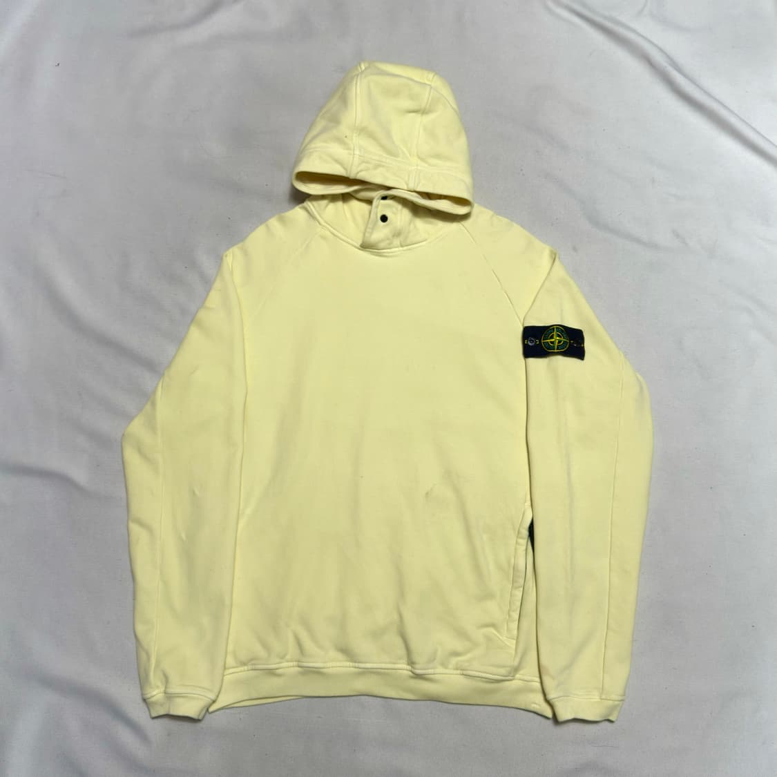 L 스톤아일랜드 옐로우 후드티 상품이미지2