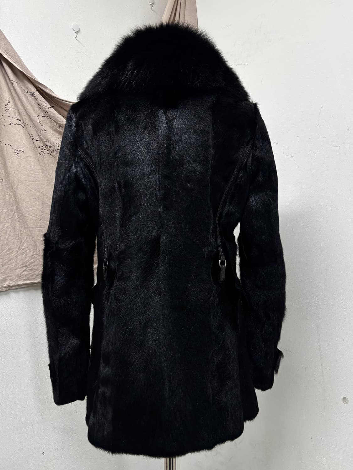 [VKEI] Fox Fur Black Straped SheepSkin j 상품이미지8