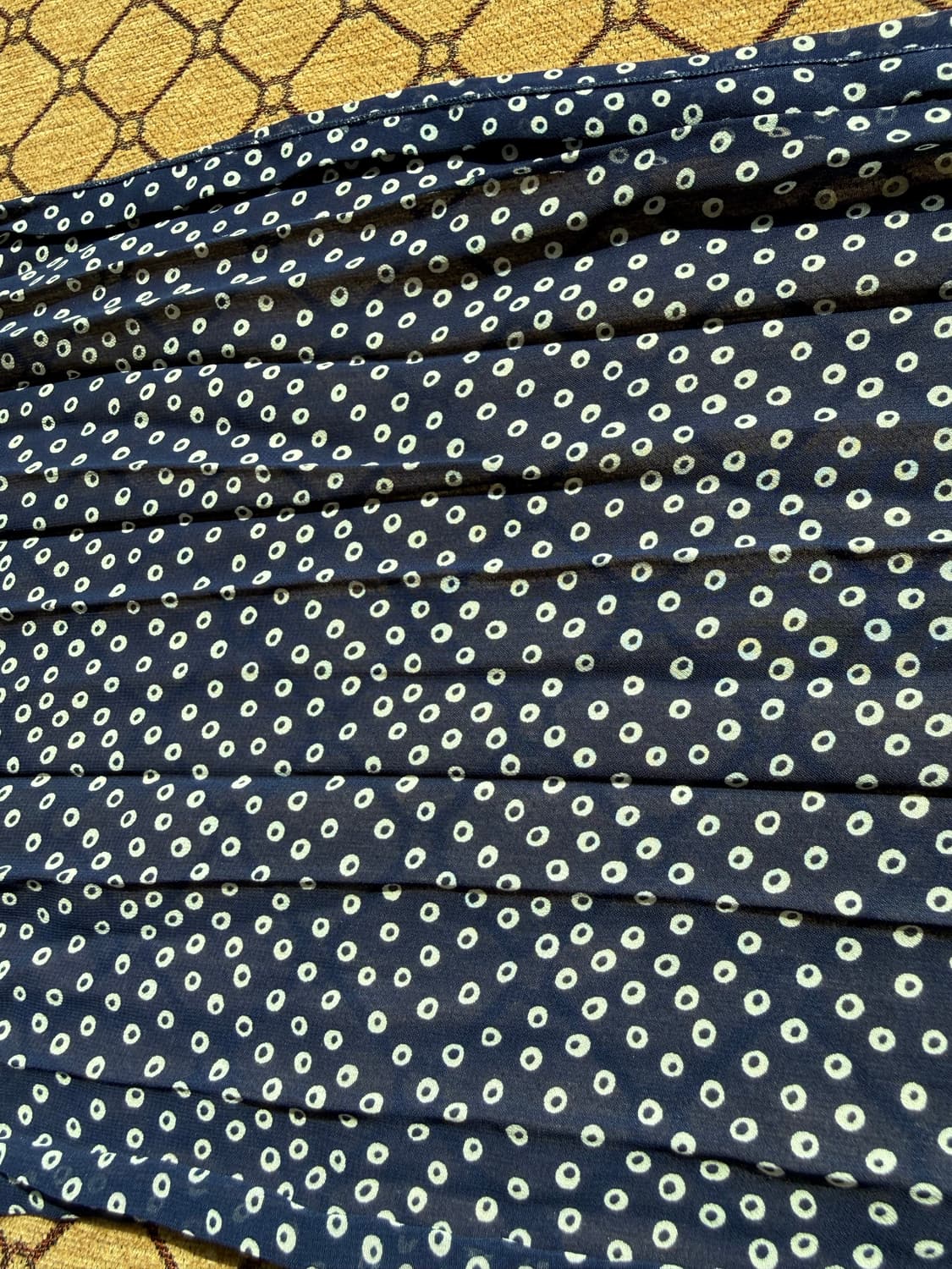 블루 도트 스카프 상품이미지2