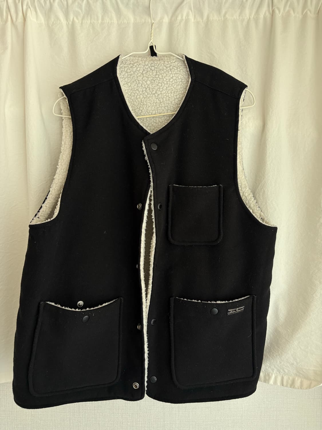 빈티지 리버시블 조끼 상품이미지1