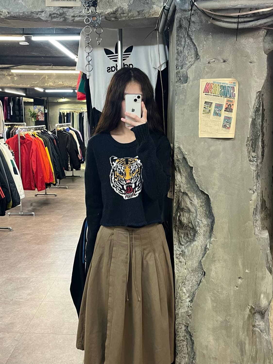 갭 크롭 니트 차콜 XS #csz2047 상품이미지2