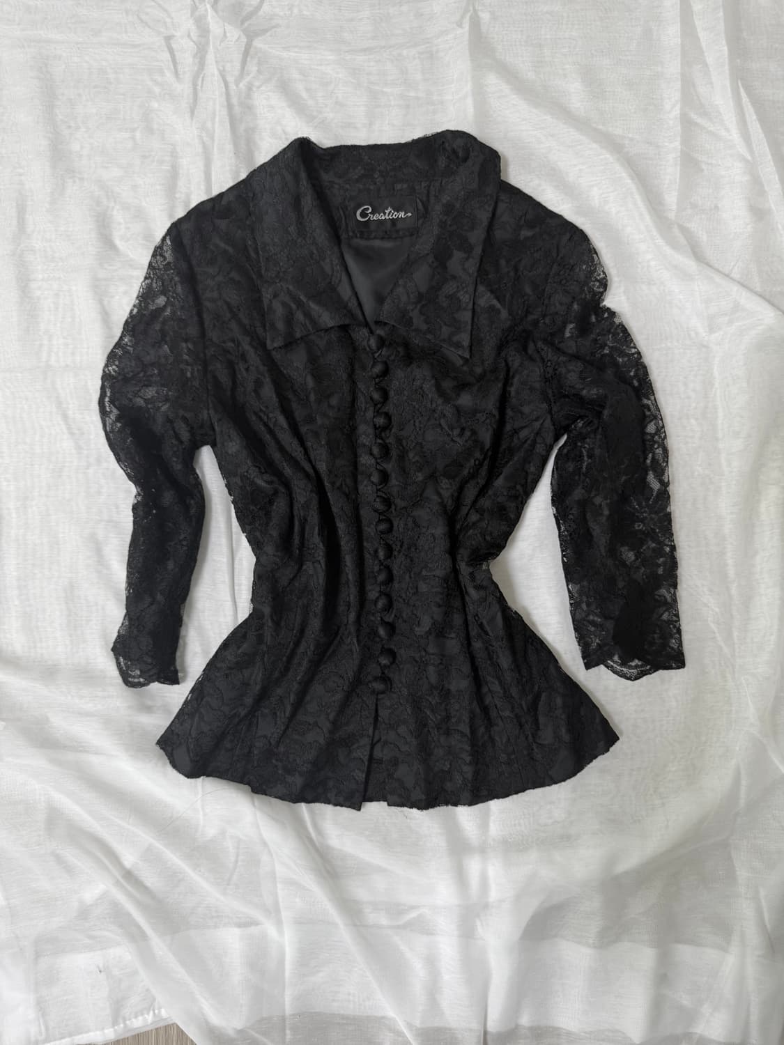 시스루 블라우스 상품이미지1