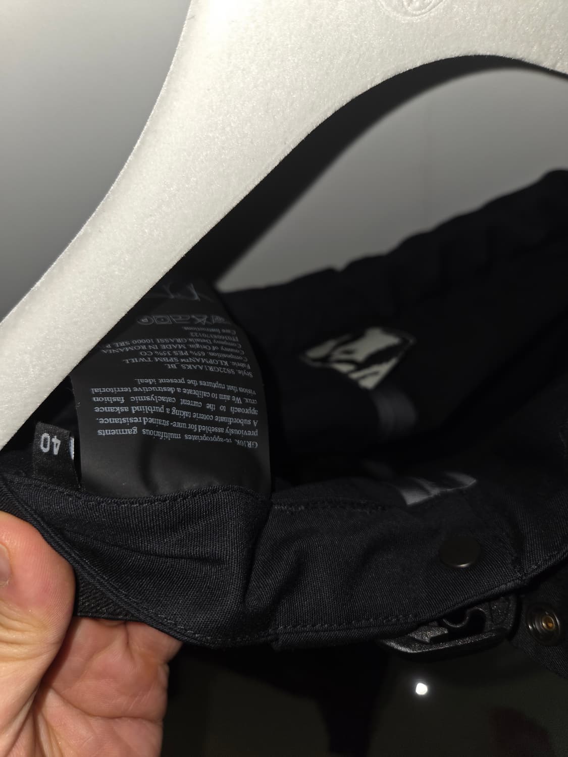 Gr 10k 아크 팬츠 블랙 상품이미지3