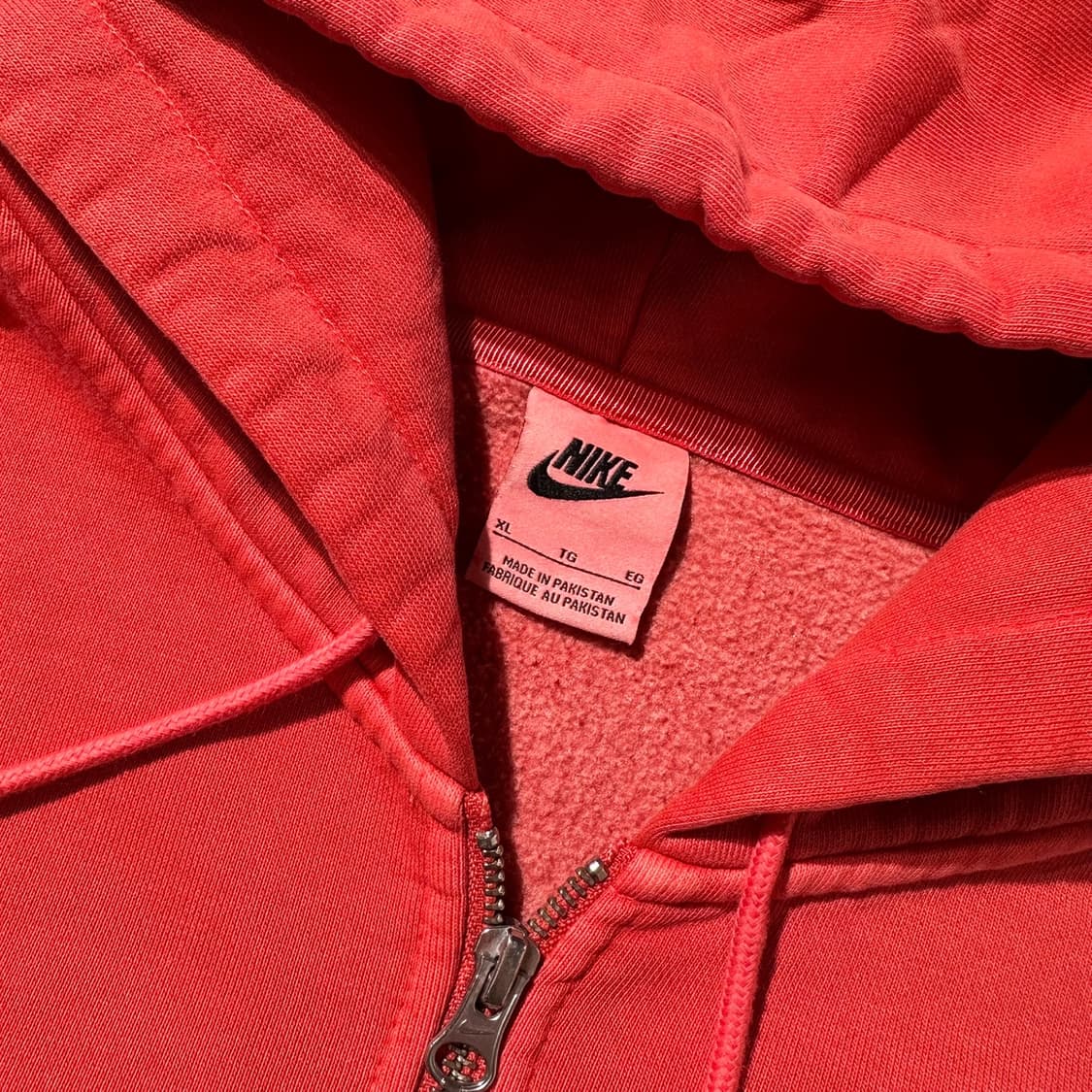 스투시 x 나이키 풀 집 피그먼트 다이드 플리스 후드집업 상품이미지5