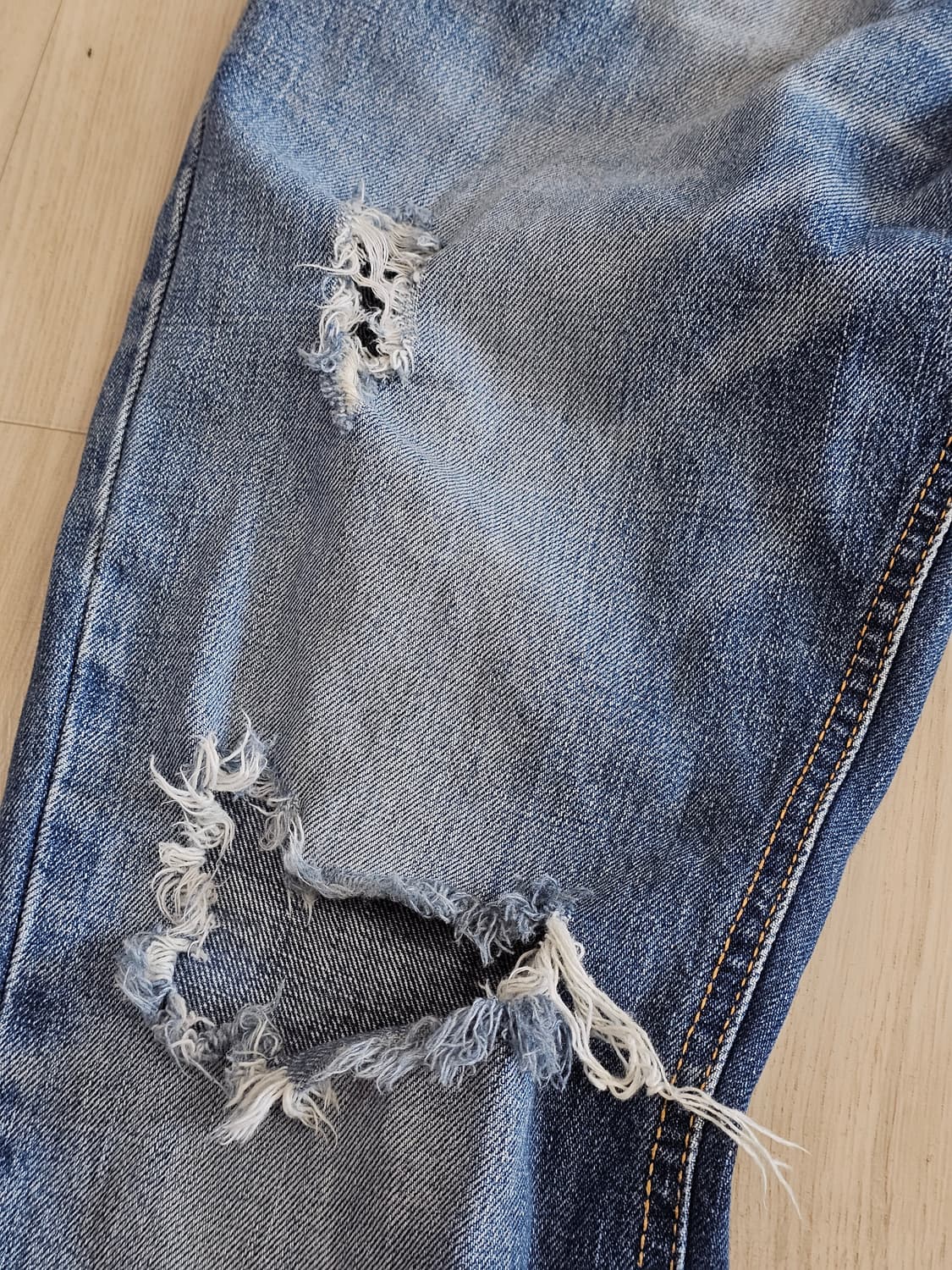 돌체앤가바나 데미지 청바지 31인치 상품이미지5