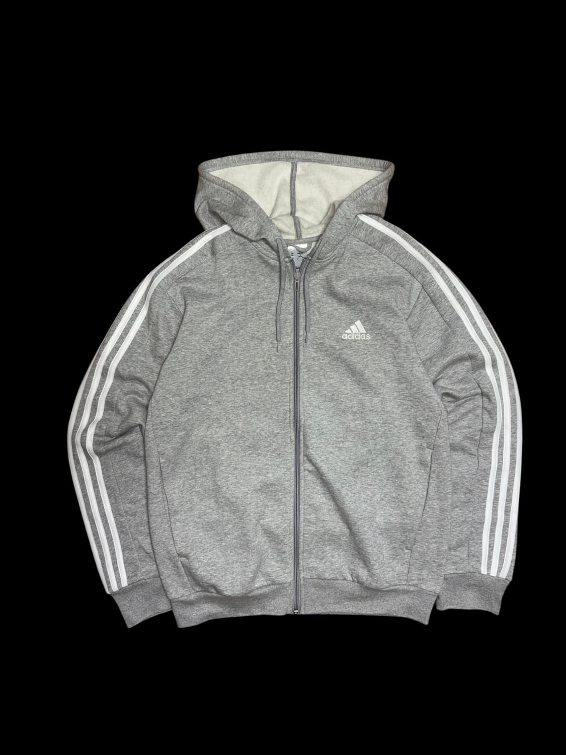 아디다스 그레이 후드 집업 상품이미지2
