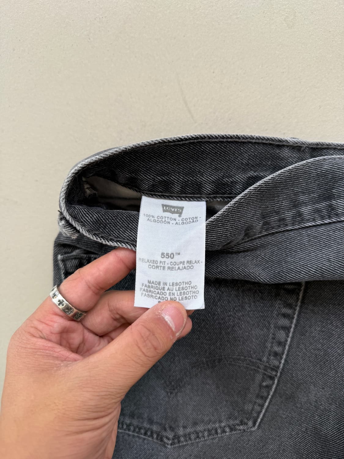 Levi’s 550 Black Jeans 상품이미지4