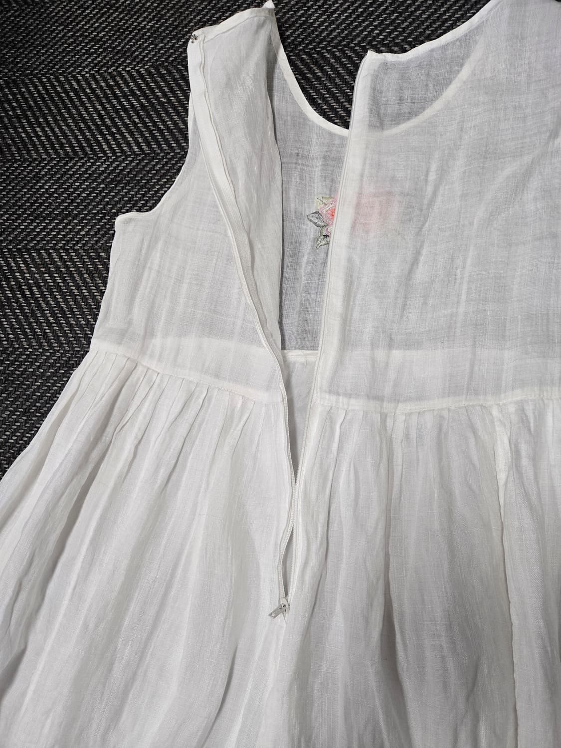 씨실 CISIL 모시 원피스  꽃자수 모시 원피스 세트 상품이미지9