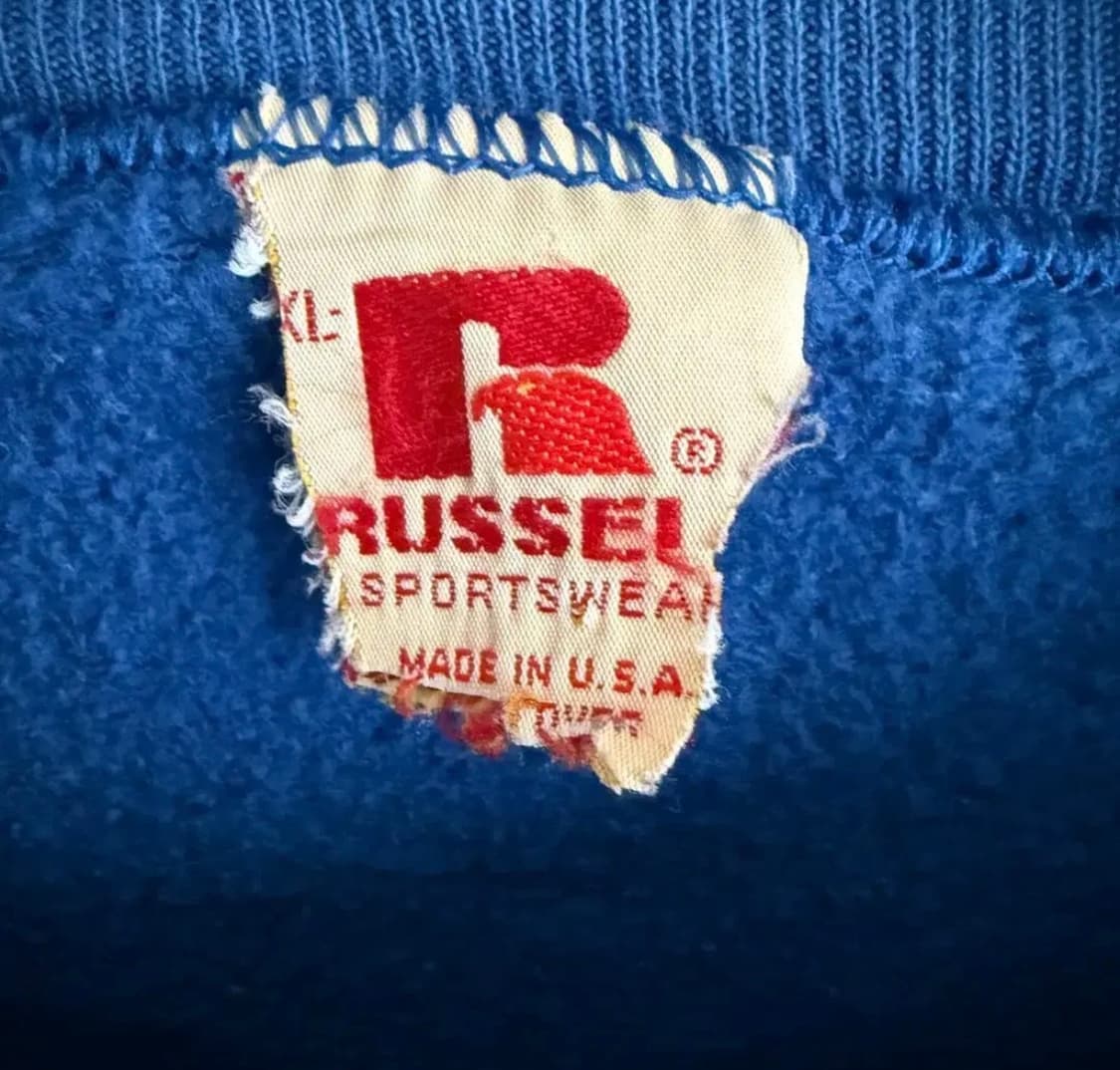 80s usa 러셀 맨투맨 블루  상품이미지6