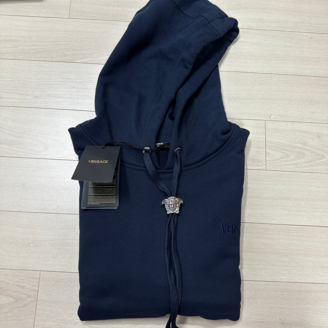 VERSACE 베르사체 후드티 네이비 새상품 상품이미지3