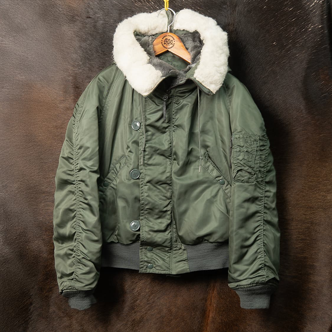 [L] 80s 미군 오리지널 N-2B 플라이트 파카  상품이미지1