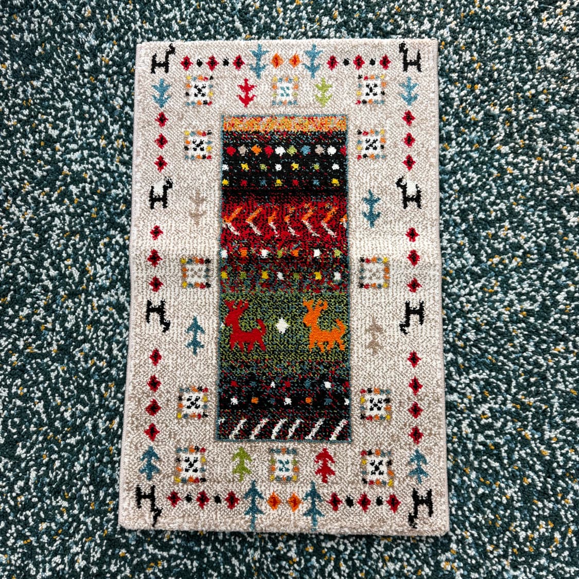 포레스트 애니멀 패치워크 러그 스몰 상품이미지1