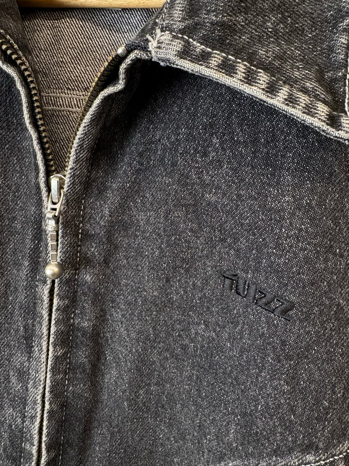 FUZZ 퍼즈 워시드 데님 블루종 자켓 상품이미지5