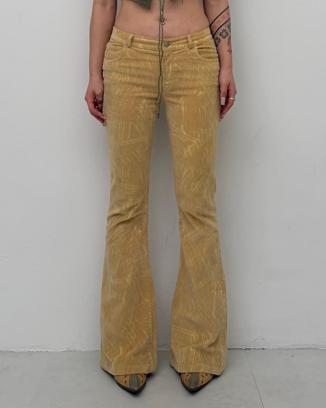 Miss sixty 스크래치 로우라이즈 부츠컷 상품이미지3