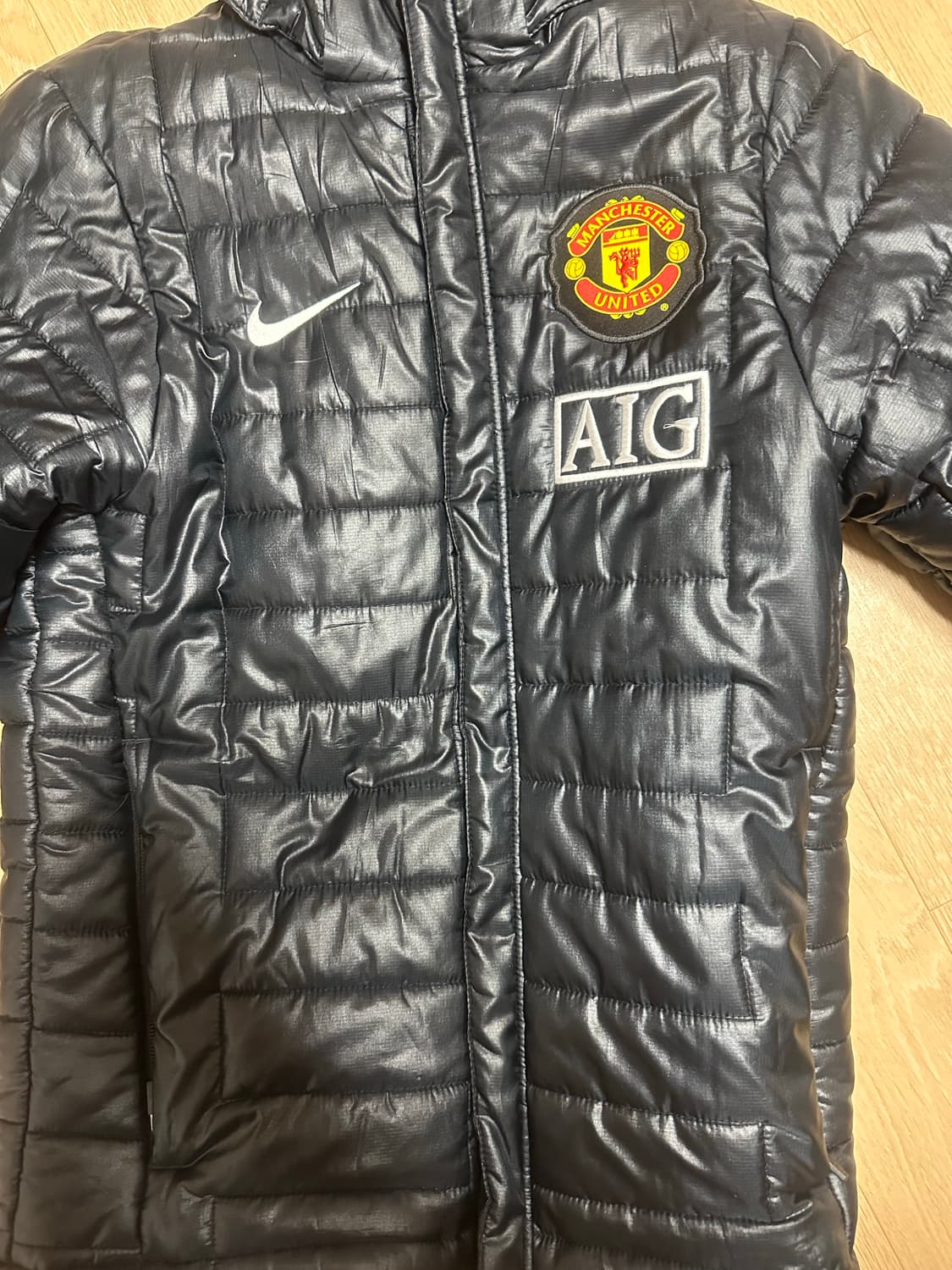 맨유 경량패딩 나이키 빈티지 XS 상품이미지1