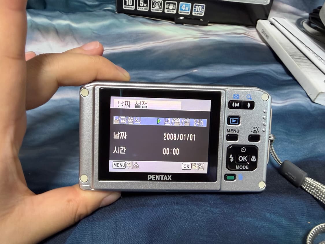 펜탁스 optio w60 카메라 디카 실버 초미품 풀박 💕✨ 상품이미지6
