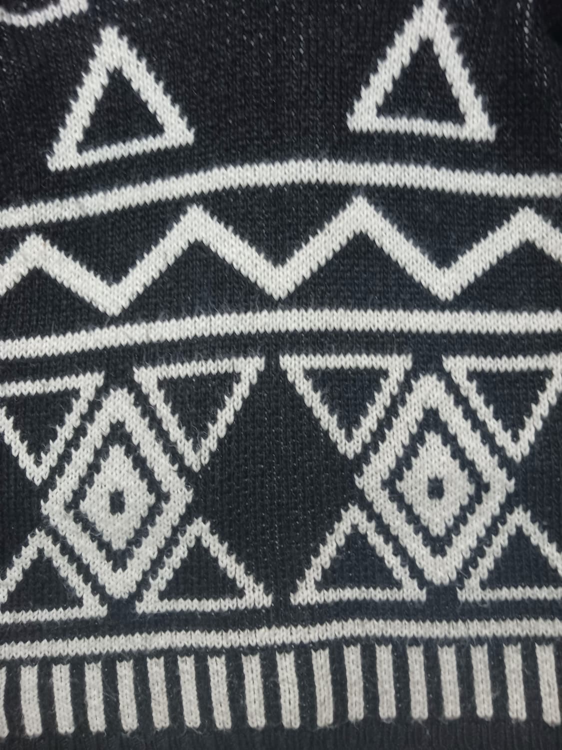 [프리] 뱀파이어 위켄드 패턴 헤비 롱 니트 가디건 오버핏 상품이미지9