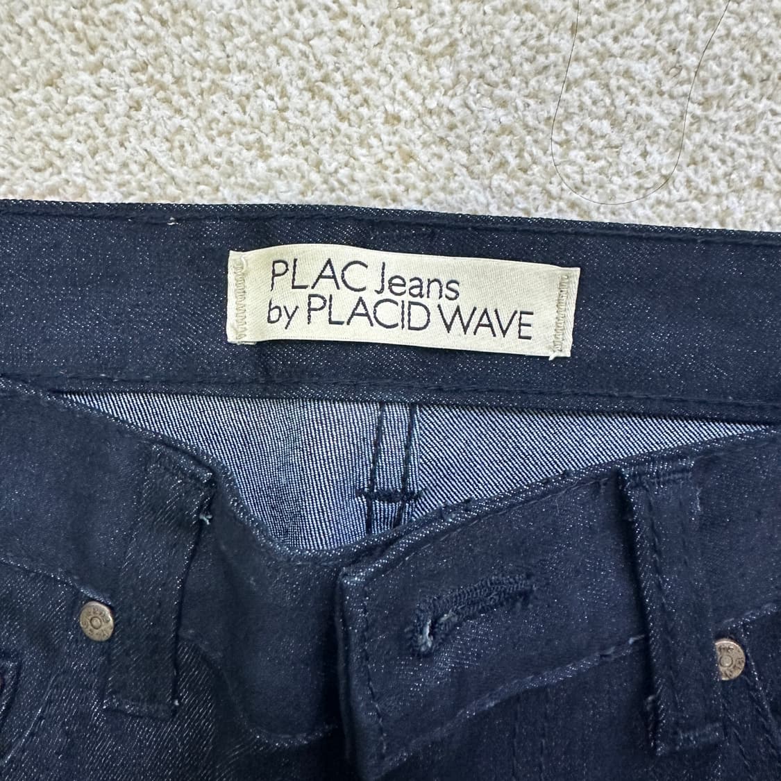 실측확인 플랙 청바지 진청바지 0317D 상품이미지2