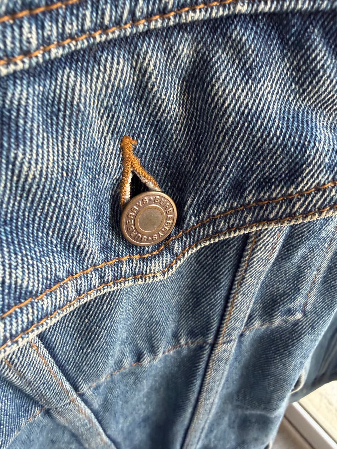 52/ 버버리 1990AW 로고 데님 자켓 상품이미지6