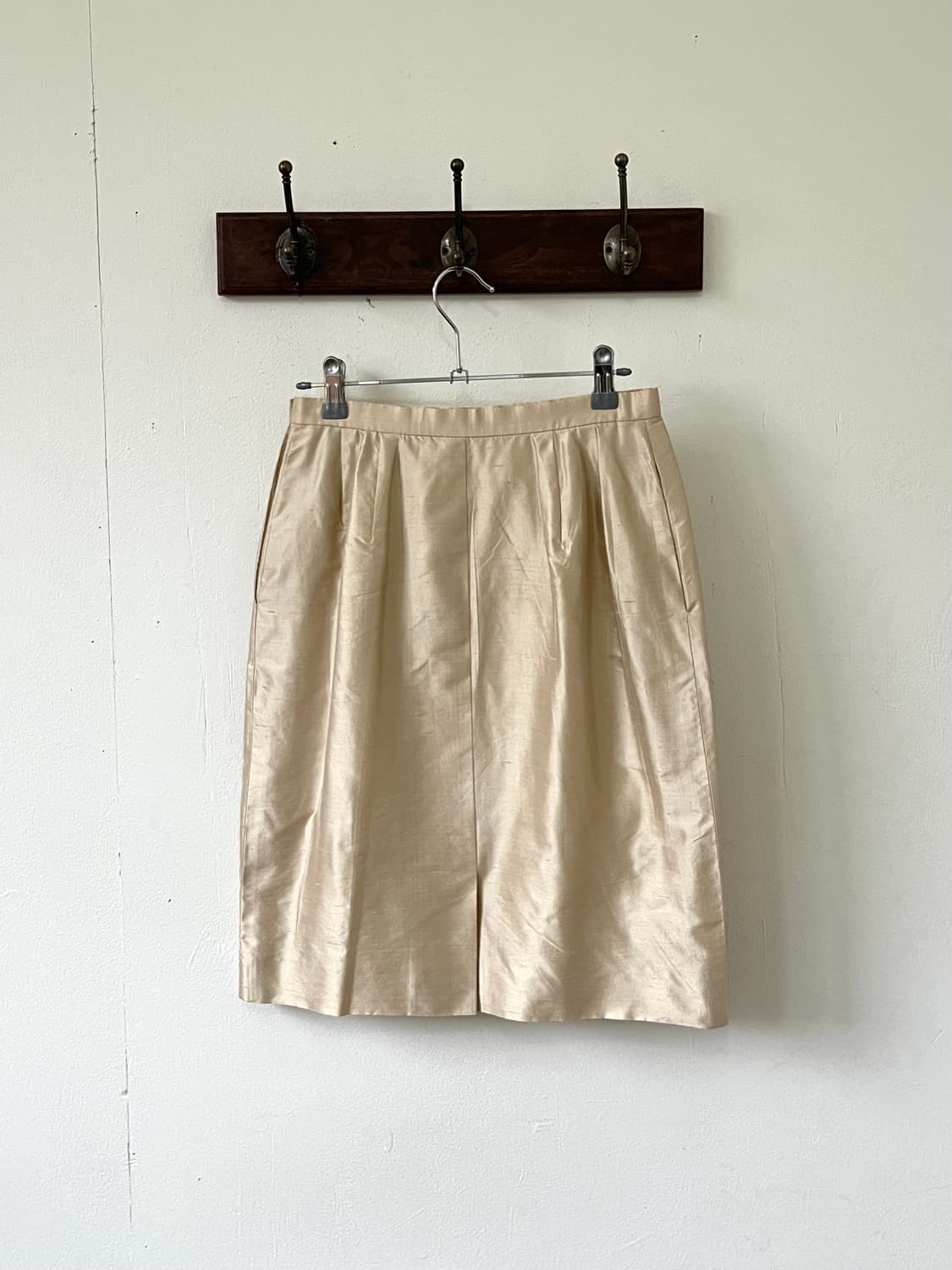 YSL 베이직 실크 스커트 상품이미지2