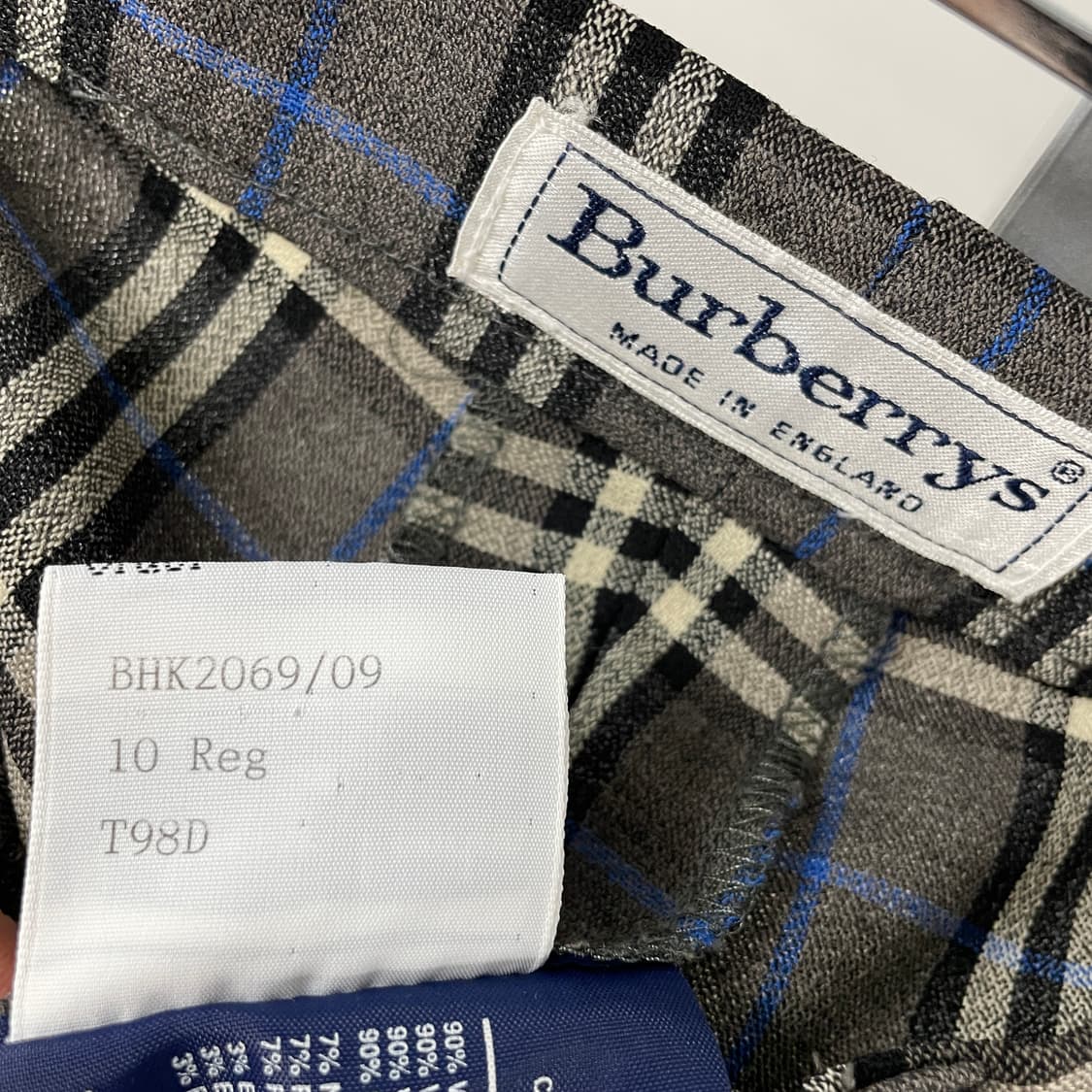 버버리 노바 그레이 팬츠 10(W) 상품이미지6