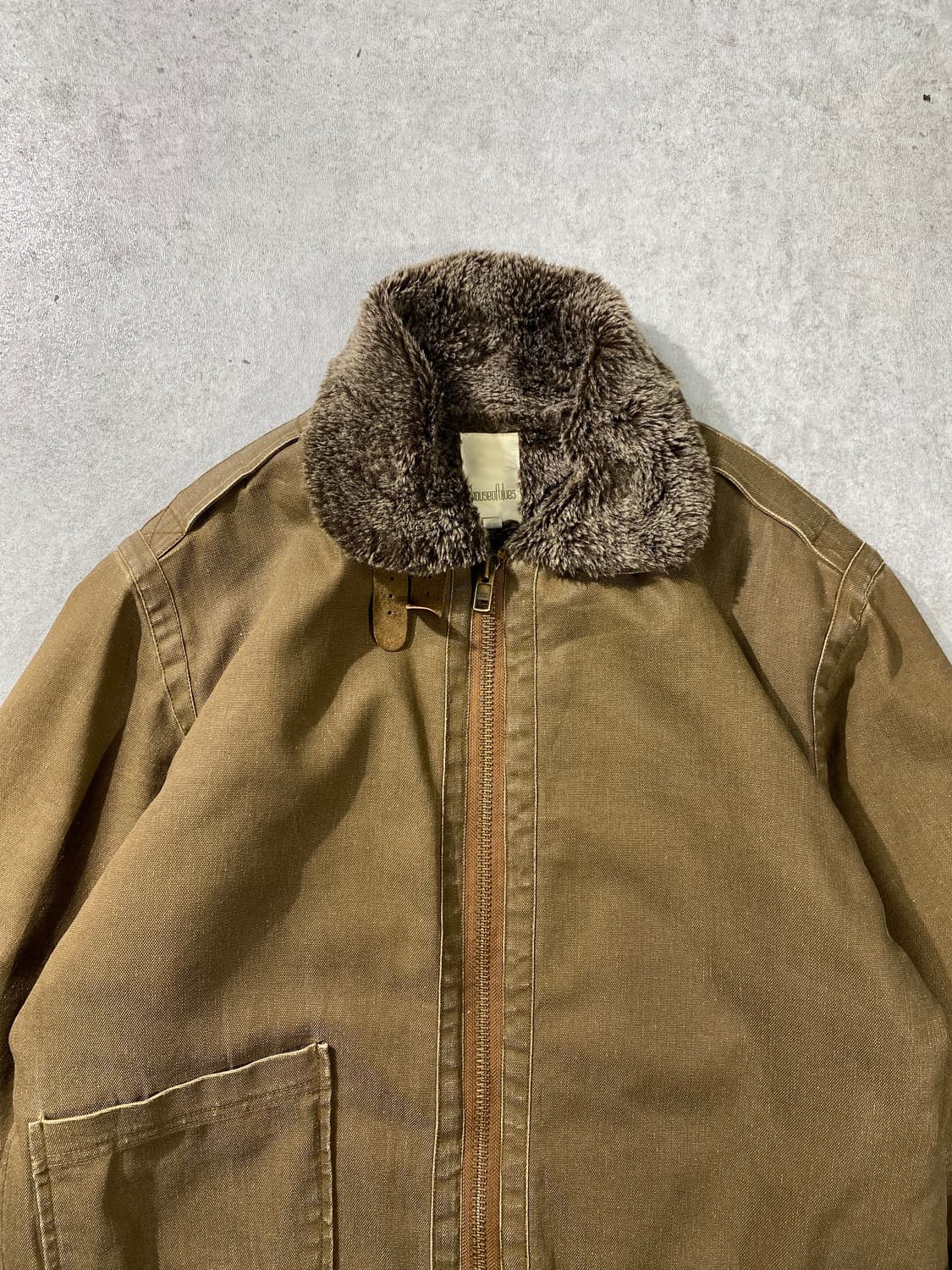 [L] House Of Blues 브라운 데님 B-3 자켓 상품이미지2