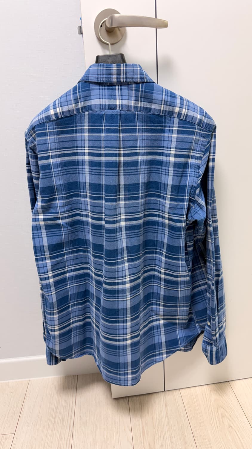 폴로 랄프로렌 블루 체크 셔츠 상품이미지4