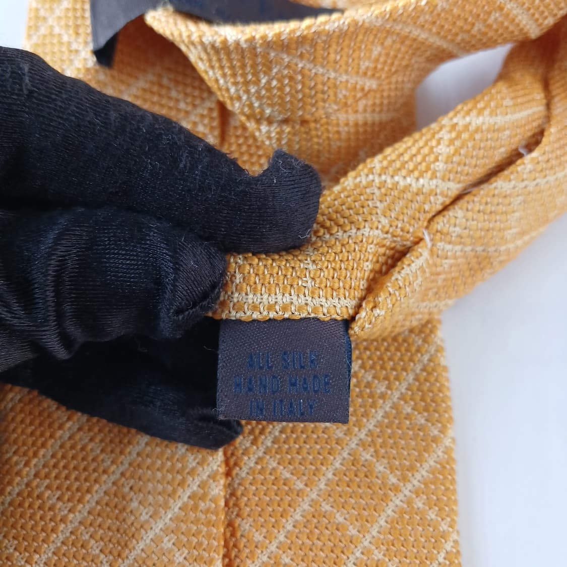 파이브 포켓 실크 옐로우 스트라이프 넥타이 9cm A+등급 A19462
 상품이미지9