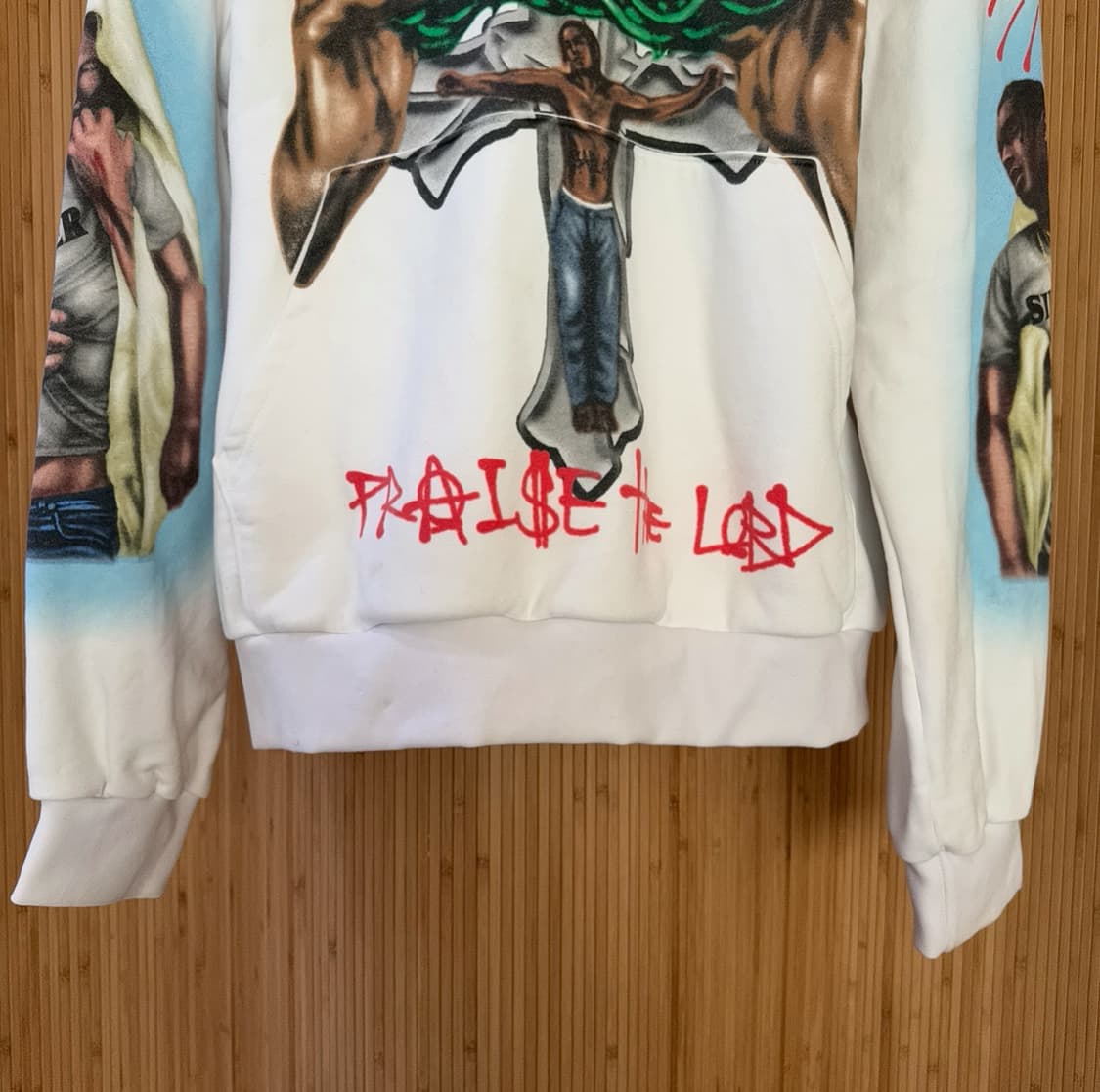 에이셉라키 praise the lord 머천다이즈 후드 상품이미지3