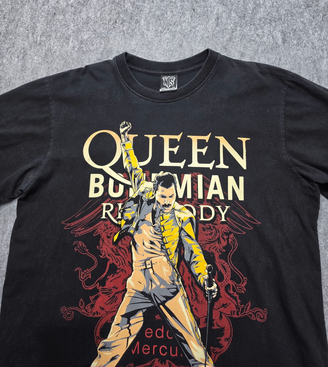 퀸 보헤미안 랩소디 그래픽 빈티지 밴드 반팔티 XL 상품이미지3