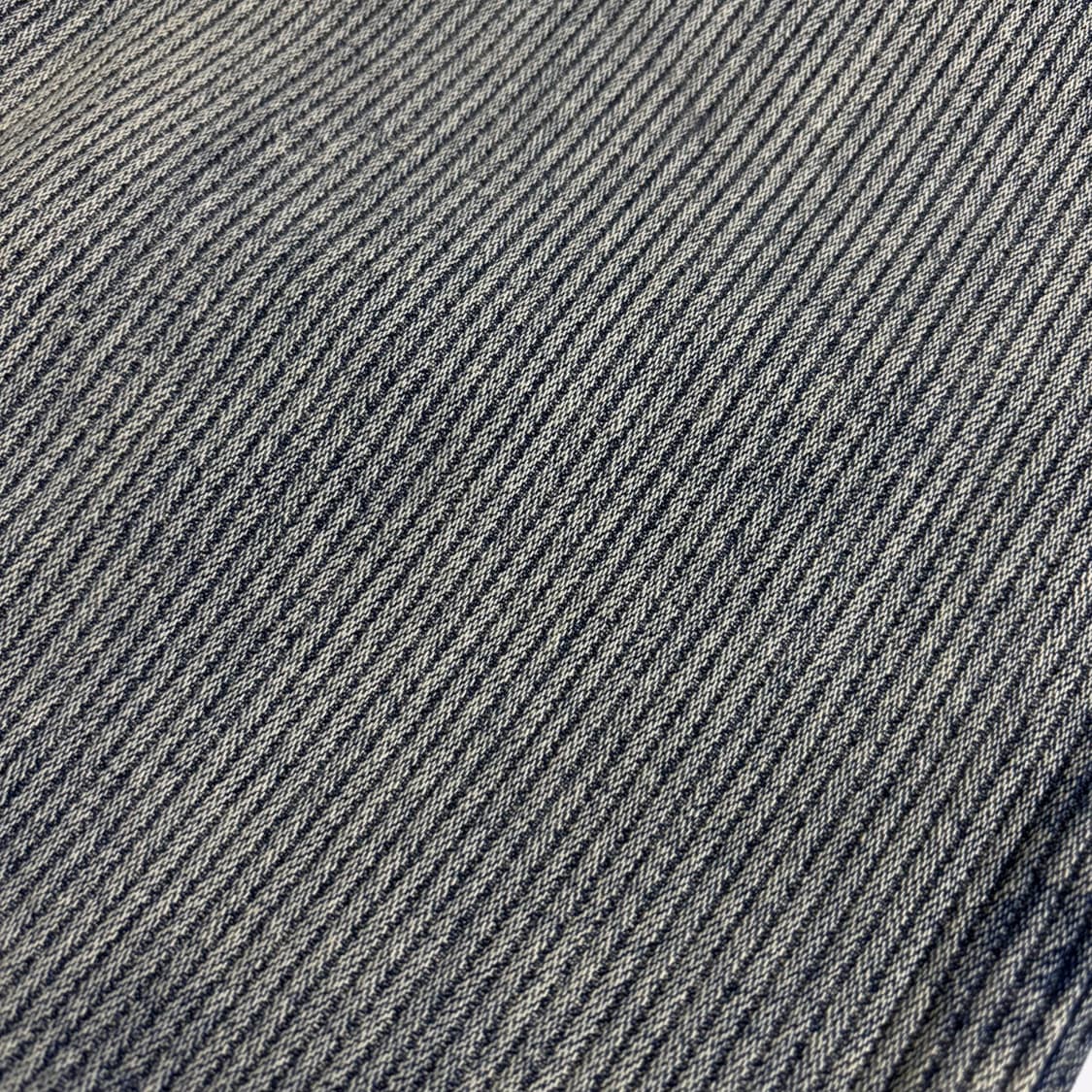 32 L 벨리에 루즈일자핏 스트라이프 녹워싱 데님팬츠 상품이미지3