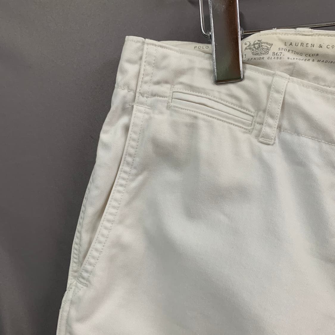 28인치 폴로랄프로렌 퀸 보이프렌드 트윌코튼 크롭 치노팬츠 면바지 상품이미지3