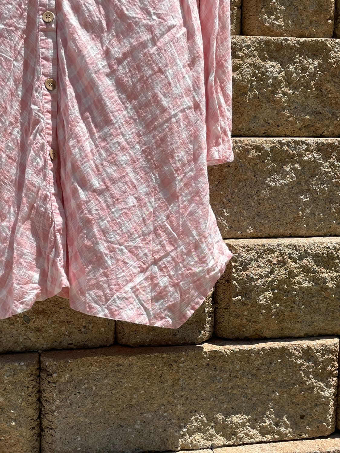 🍀 JP 딸기우유 체크 셔츠 상품이미지3