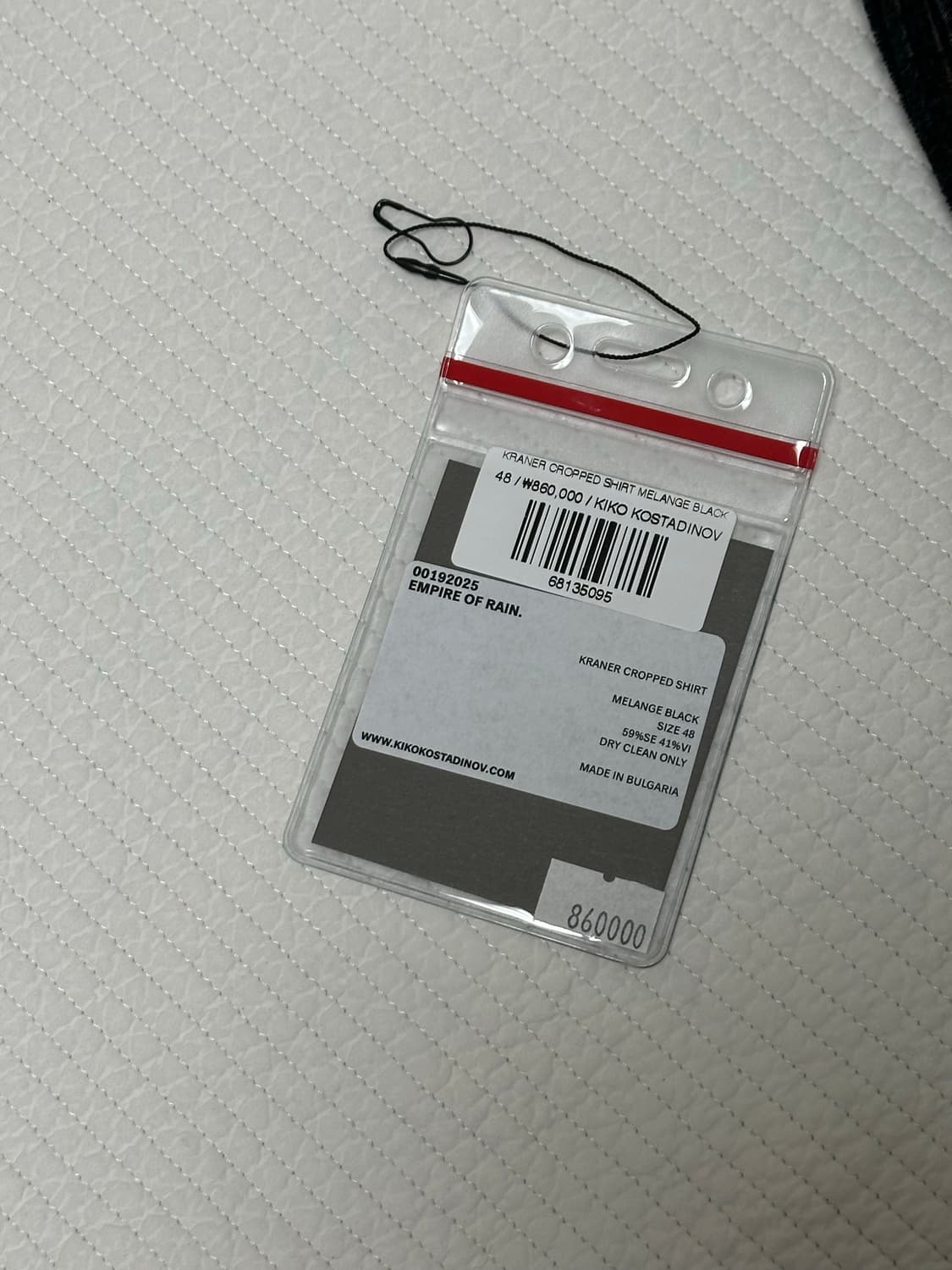 키코코스타디노브 kraner cropped shirt 48 상품이미지4