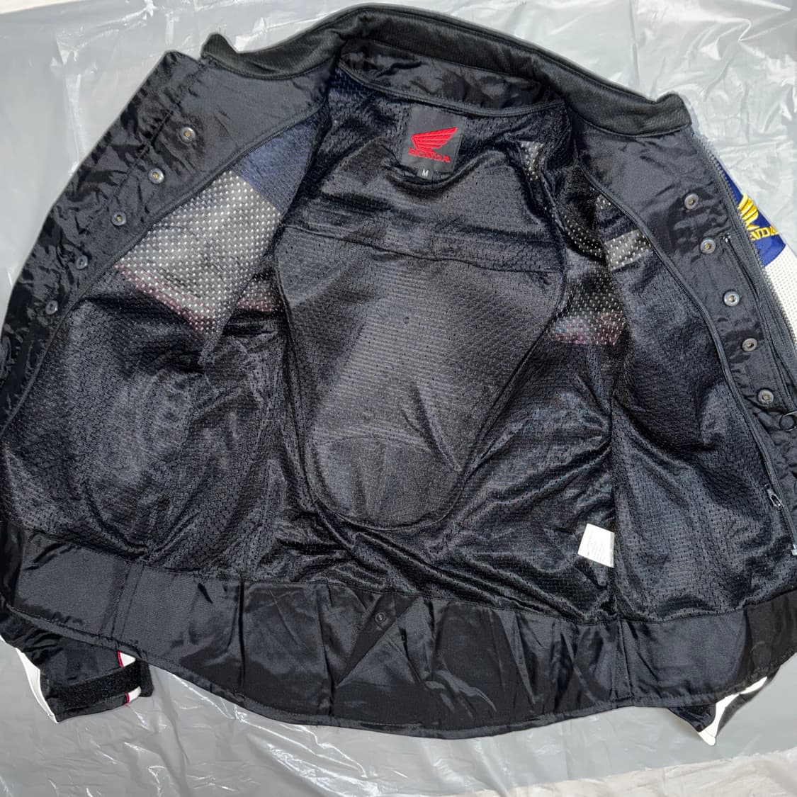 honda racing 혼다 메쉬 레더 레이싱 자켓 상품이미지4