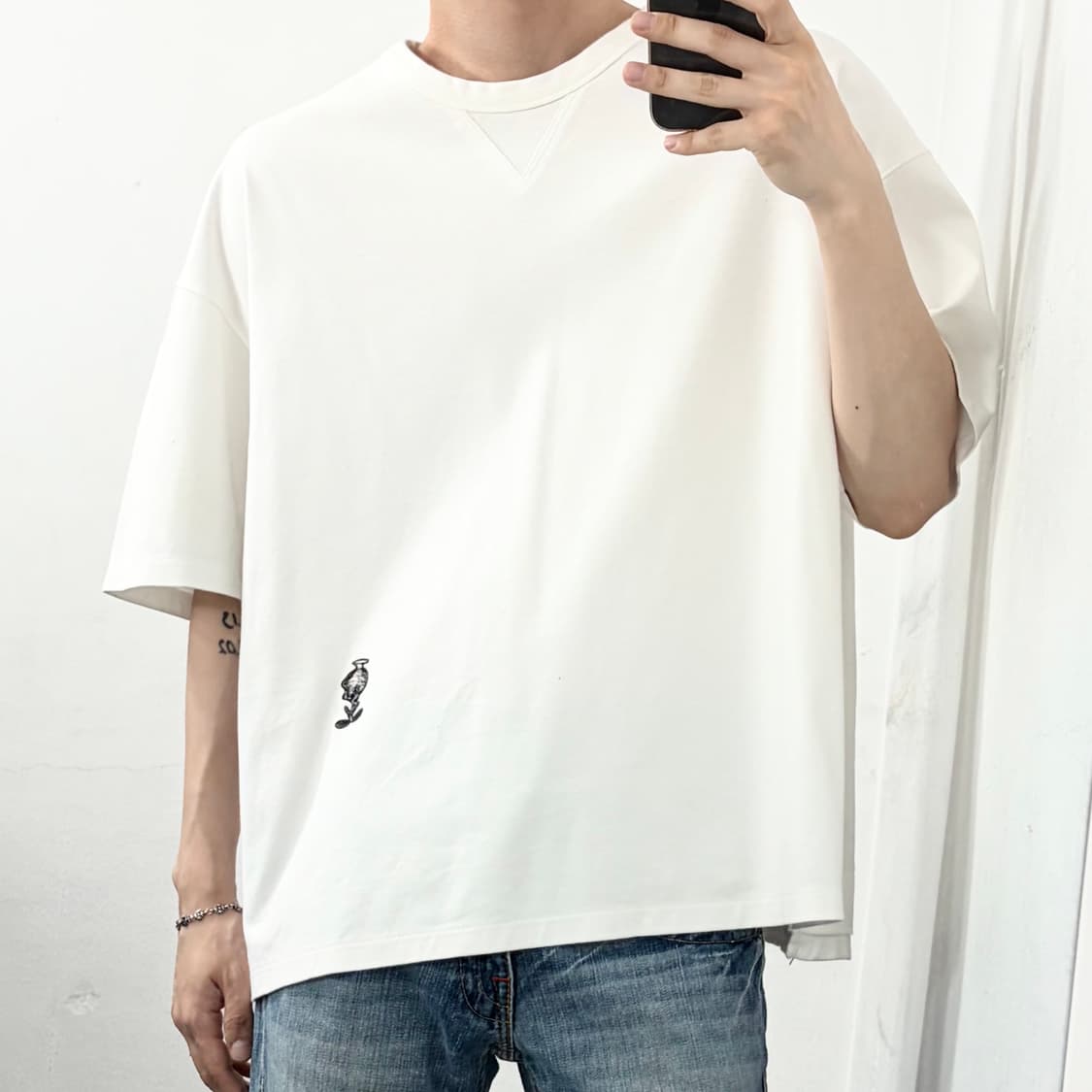 송지오 옴므 X 루니툰 트위티 반팔 티셔츠 상품이미지4