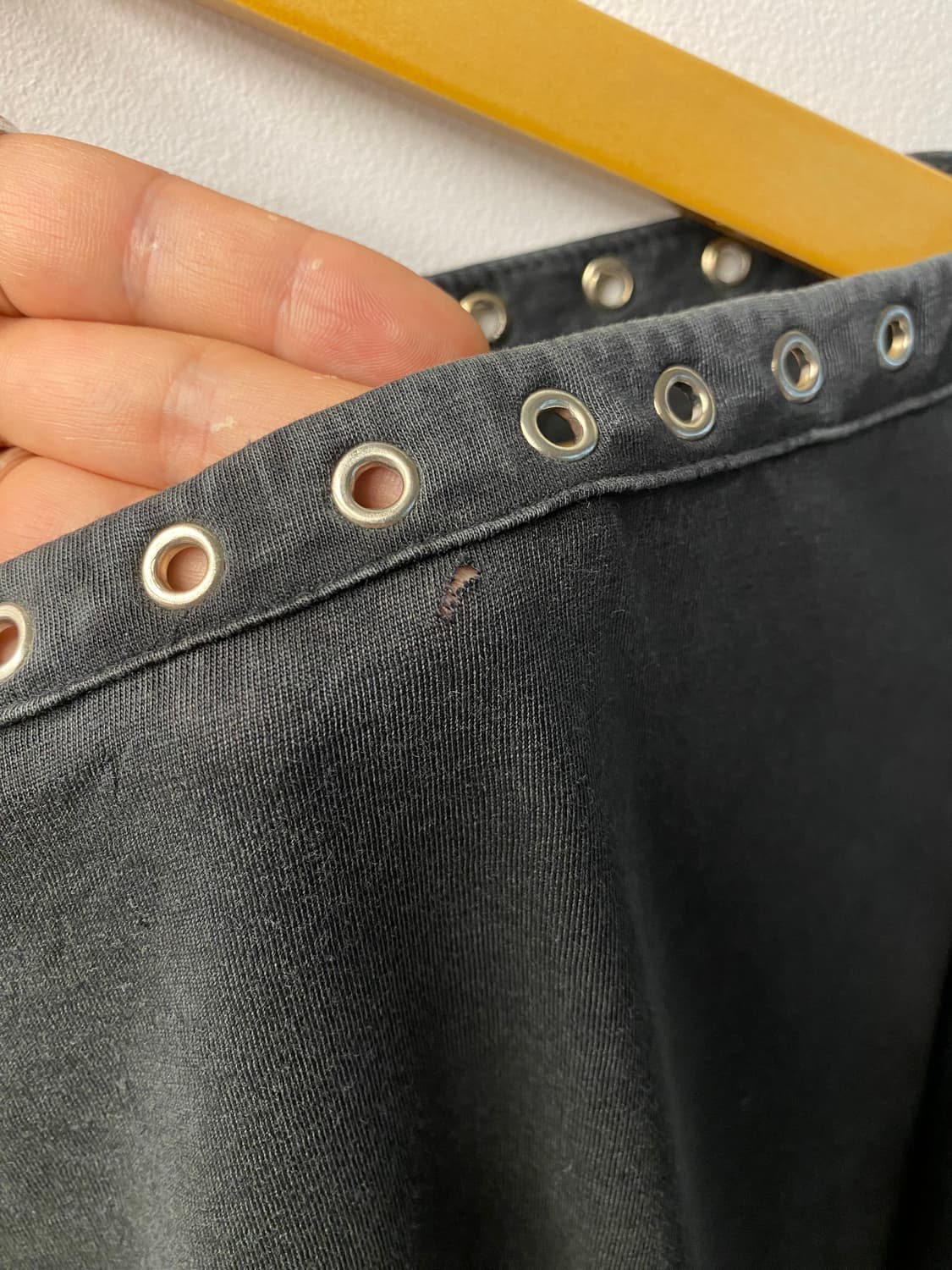 [F] Diesel 디젤 아일렛 레이스 업 티셔츠 상품이미지7