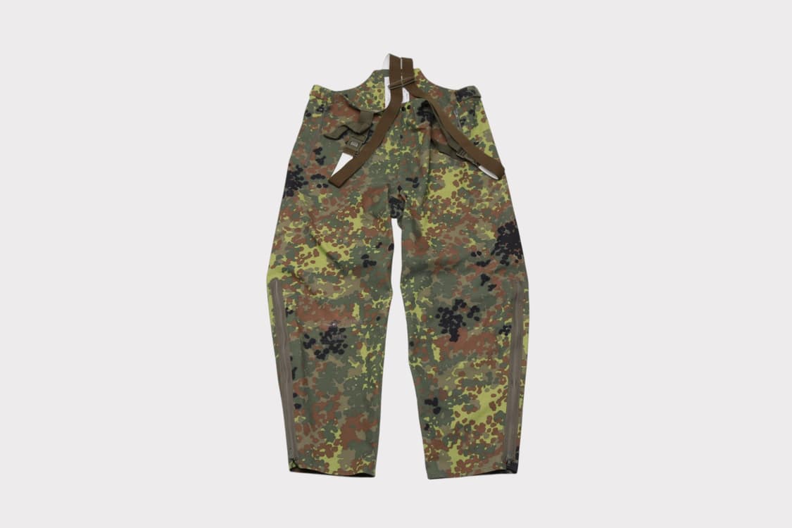[XL~XXL] 독일군 플랙탄 고어텍스 오버롤 멜빵바지 상품이미지1