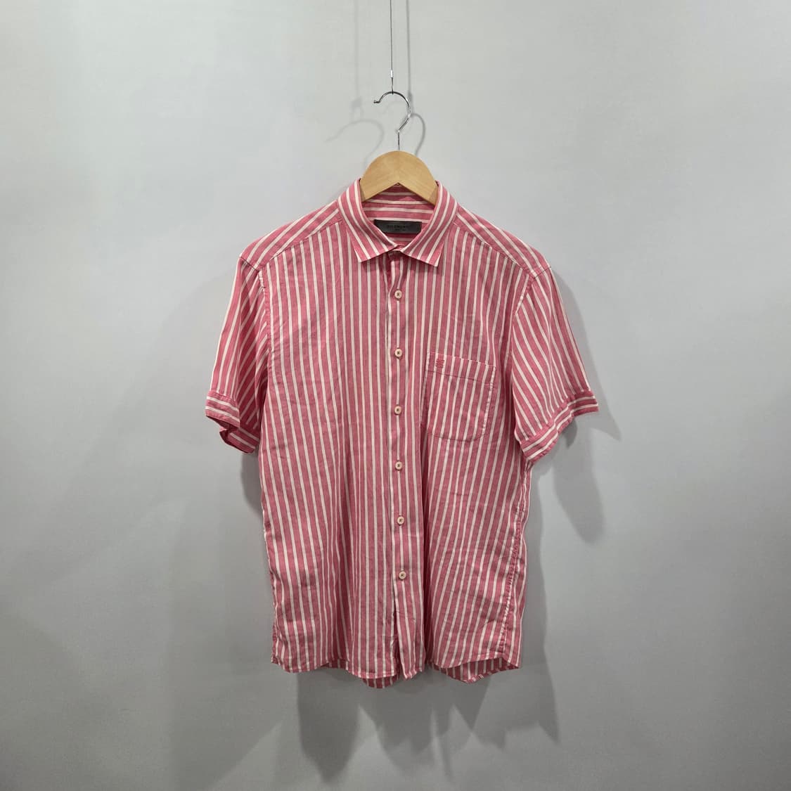 지방시 스트라이프 린넨 반팔셔츠 100  상품이미지1