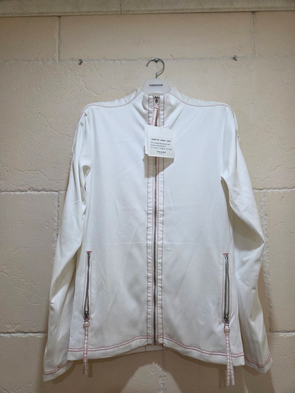 강혁 에어백 패치 저지 점퍼 L사이즈 새상품 상품이미지1