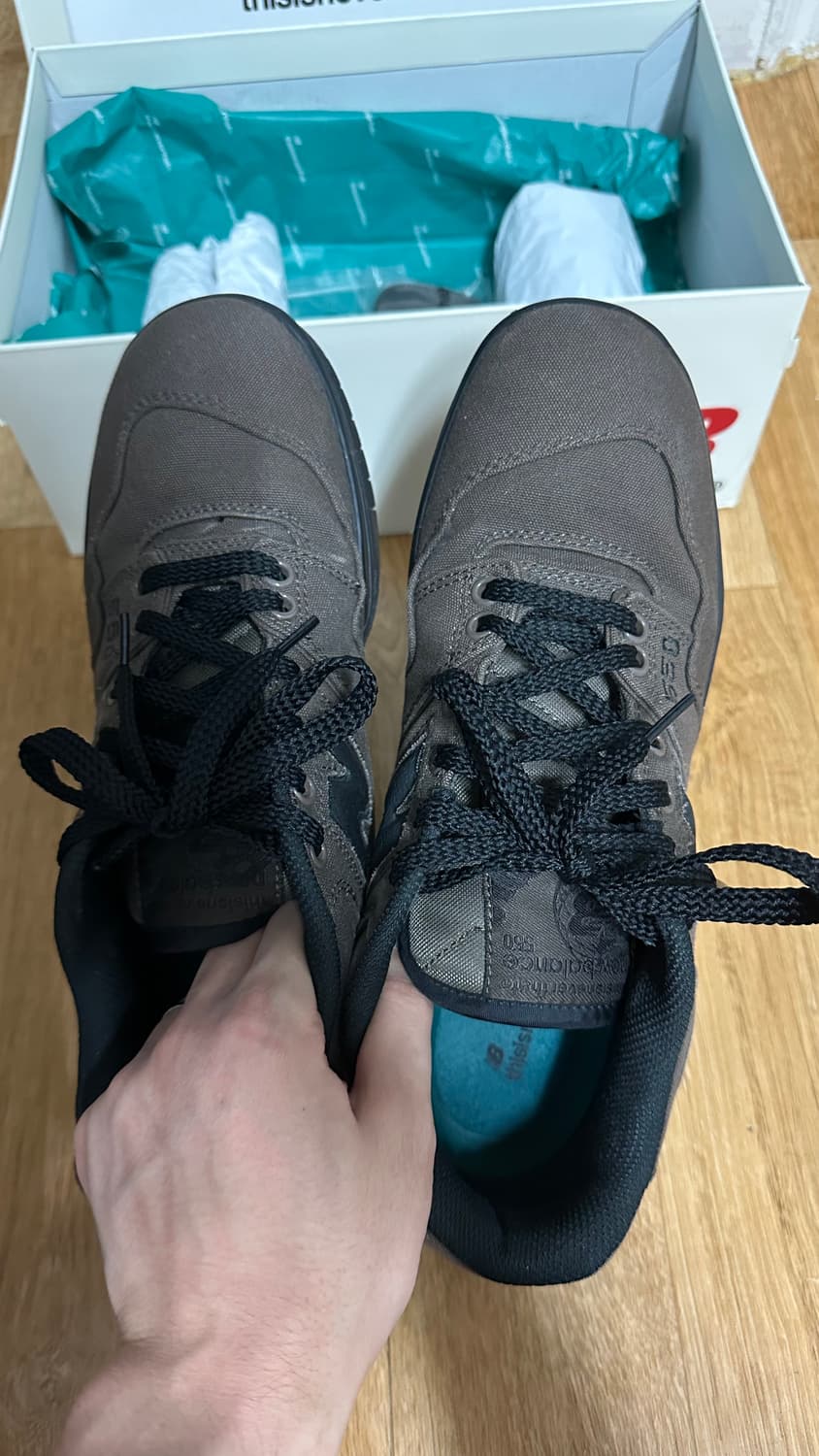 [280] 뉴발란스 x 디스이즈네버댓 550 브라운 블랙 상품이미지2